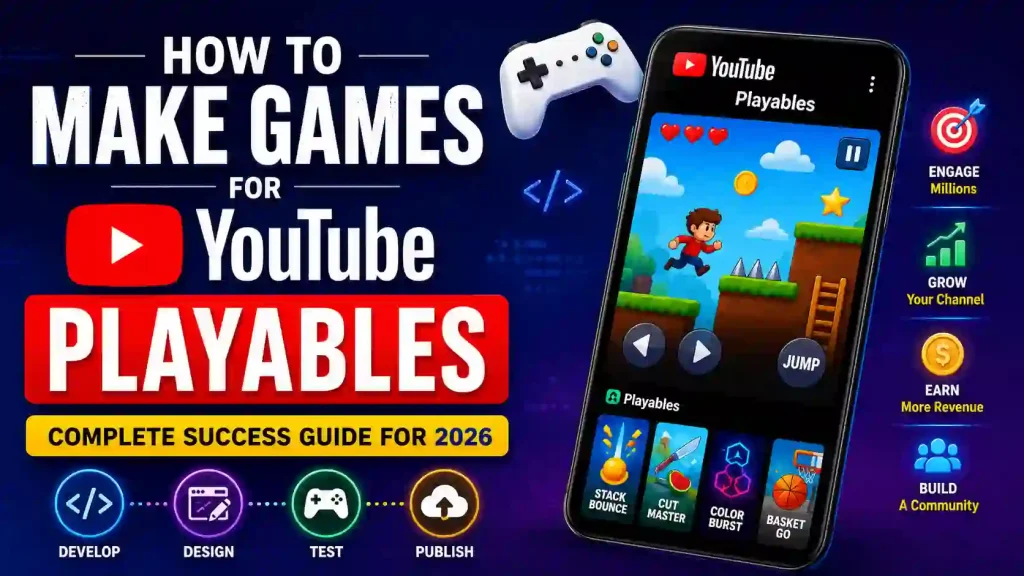How to Make Games for YouTube Playables: Complete Success Guide for 2026 2 How to Make Games for YouTube Playables