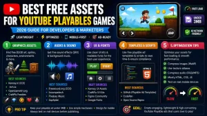 Best Free Assets for YouTube Playables Games (2026 Guide) 1 free assets for YouTube Playables